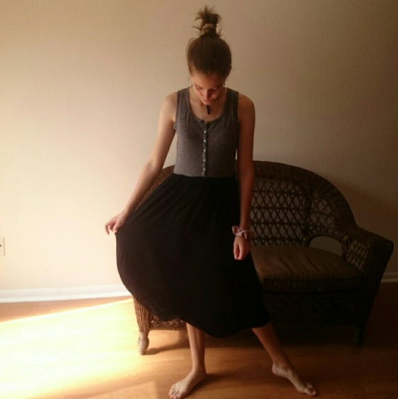 Long Two-tone Dress ARTISAN・NY - Picture 2 of 8